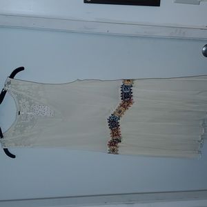 Free People Dress embroidered crochet